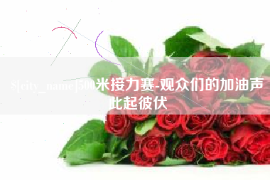 咸阳500米接力赛-观众们的加油声此起彼伏