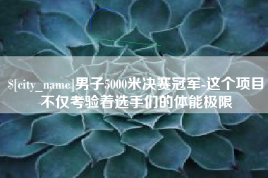 咸阳男子5000米决赛冠军-这个项目不仅考验着选手们的体能极限