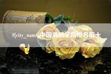 咸阳中国消防学院排名前十