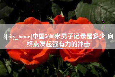 咸阳中国5000米男子记录是多少-向终点发起强有力的冲击