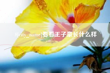 咸阳看看王子豪长什么样