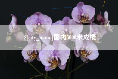 咸阳国内5000米成绩