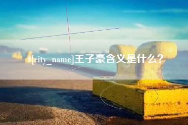咸阳王子豪含义是什么？
