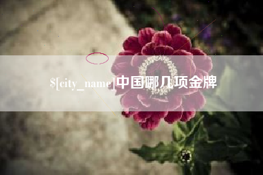 咸阳中国哪几项金牌