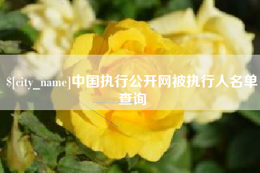 咸阳中国执行公开网被执行人名单查询
