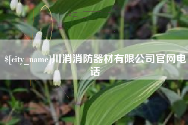 咸阳川消消防器材有限公司官网电话