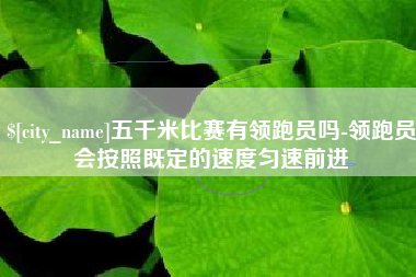 咸阳五千米比赛有领跑员吗-领跑员会按照既定的速度匀速前进