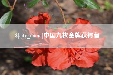 咸阳中国九枚金牌获得者