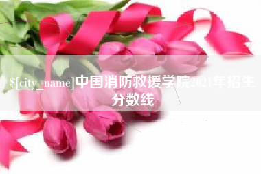 咸阳中国消防救援学院2021年招生分数线