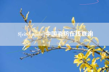 咸阳中国消防在线查询