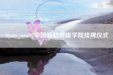 咸阳中国消防救援学院挂牌仪式