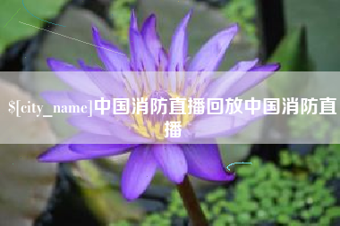 咸阳中国消防直播回放中国消防直播
