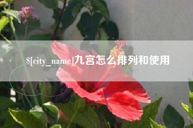 咸阳九宫怎么排列和使用