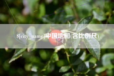 咸阳中国地图(含比例尺)