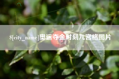 咸阳奥运夺金时刻九宫格图片