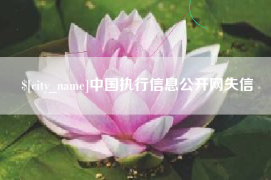 咸阳中国执行信息公开网失信